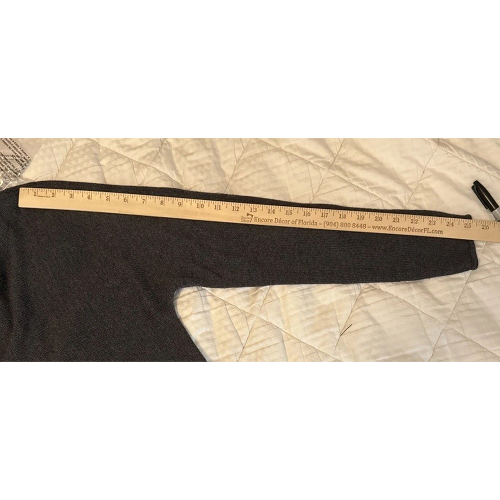 Michael Kors Women’s Sweater Size Small Grey Soft Zipper Detail Winter - Picture 4 of 6